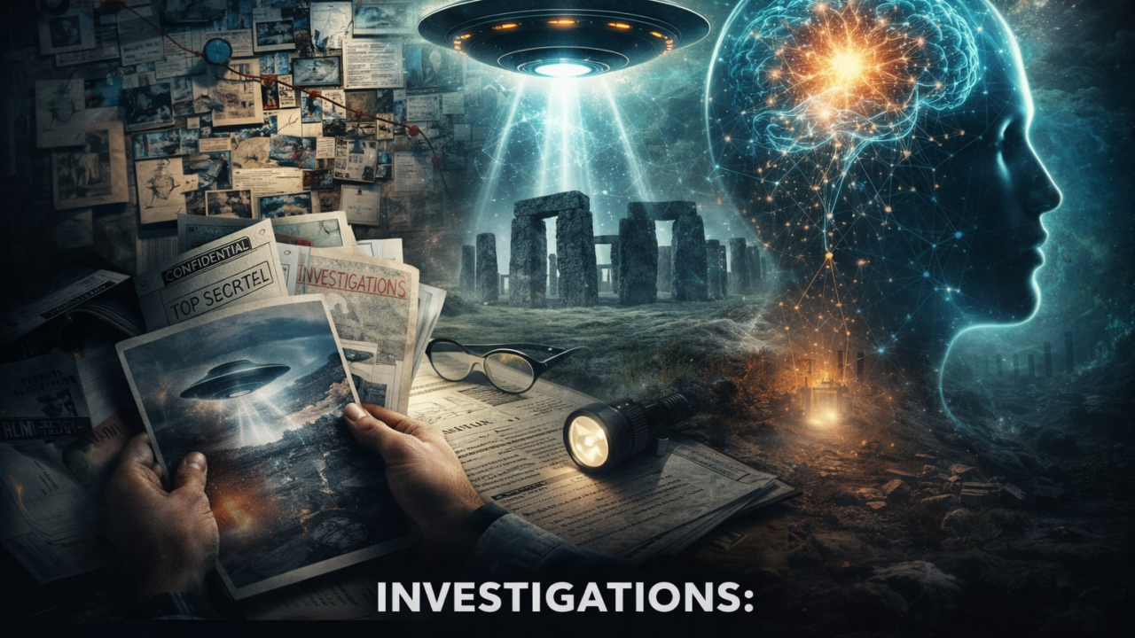 Investigations: UFOs, Consciousness, and Ancient Mysteries